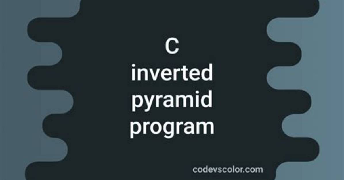 Inverted Pyramid on C++