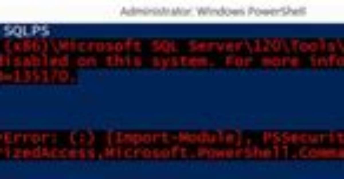 'Invoke-Sqlcmd' Is Not Recognized as the Name of a Cmdlet