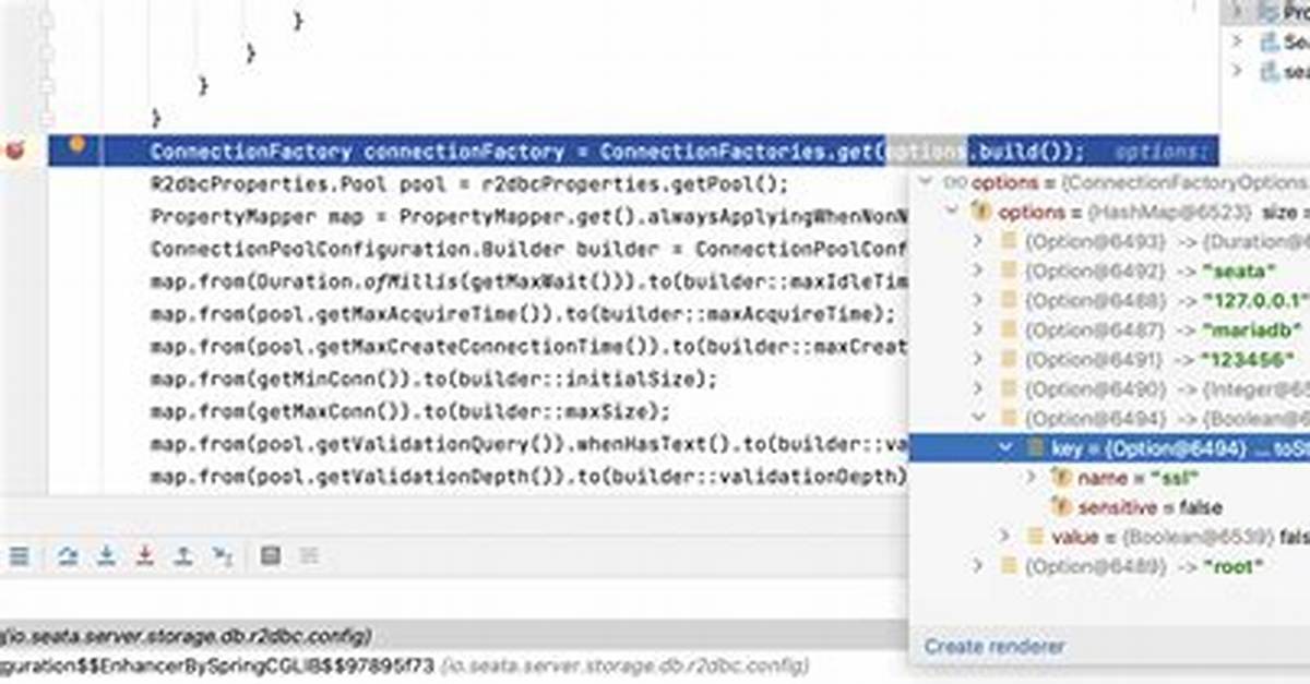 [Io. R2Dbc. Spi. Connectionfactory]: Java. Lang. Nosuchfielderror: Lock_Wait_Timeout