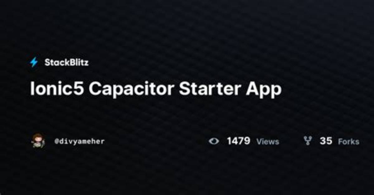 Ionic5 Capacitor Apprate Does Not Install