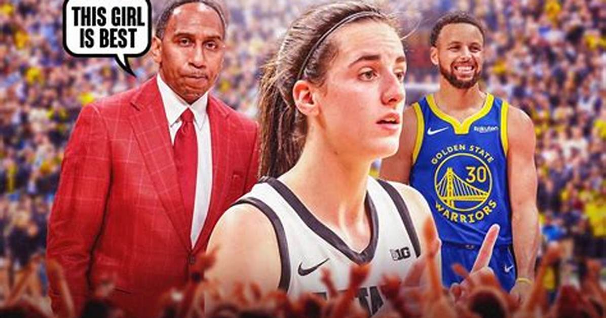 Iowa's Caitlin Clark Gets Stephen Curry Comparison from Stephen A. Smith