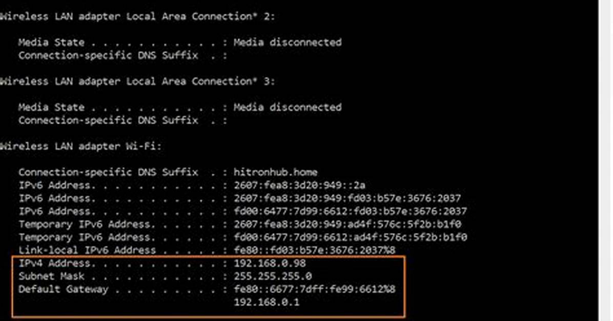 Ipconfig in Command It Shows "Ipconfig Is Not Recognized as Internal or External Command"" [Closed]