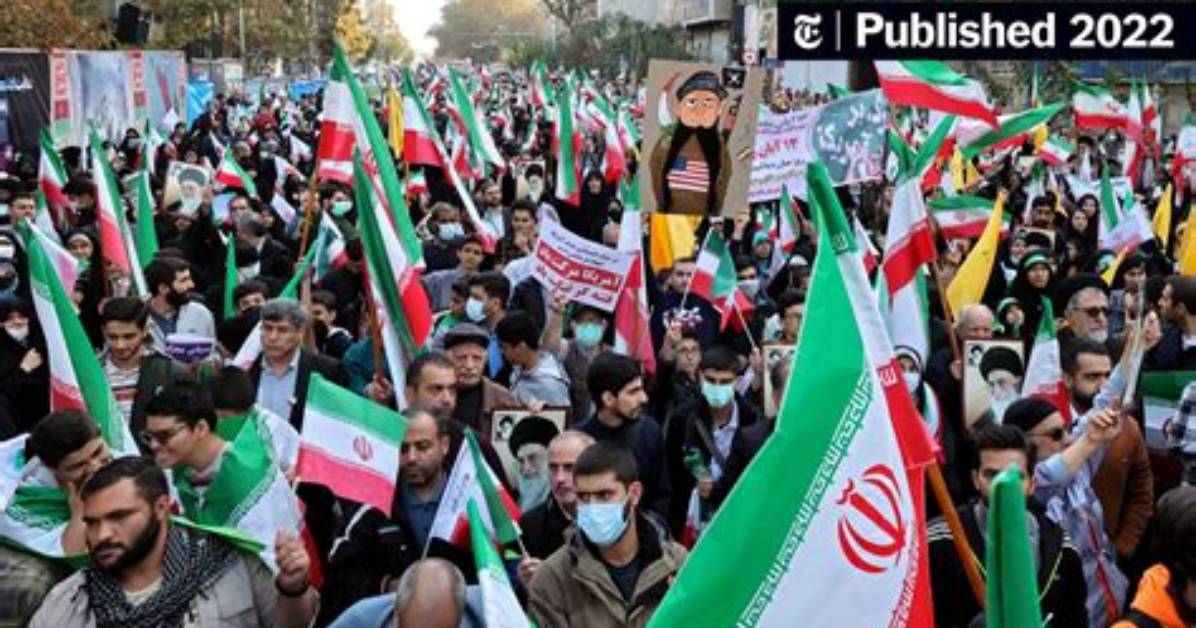 Irani People Celebrate Irans Exit in World Cup