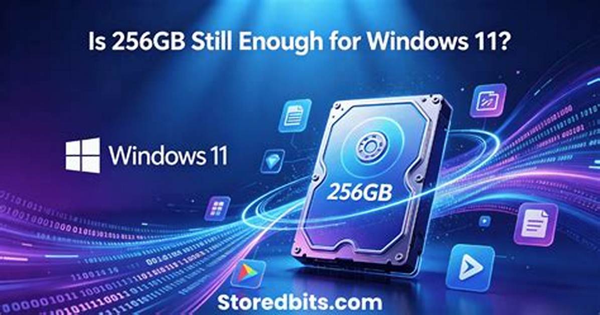 Is 256Gb Enough for Windows 10?