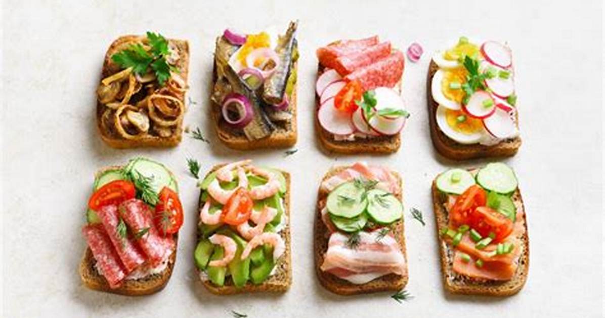 Is a Bite Size Open Faced Sandwich?