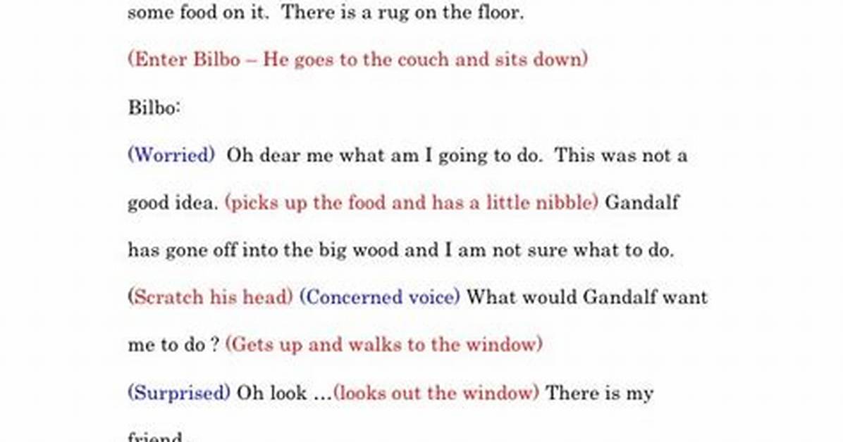Is a Monologue a Script?