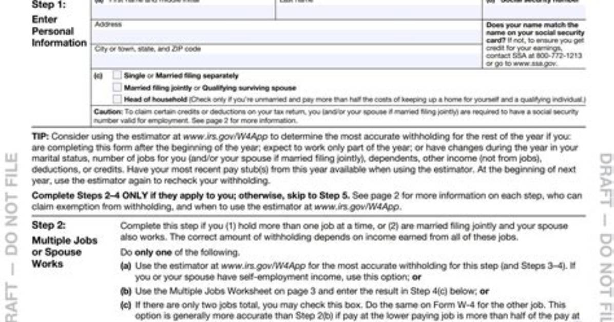 Is a W-4 Form?