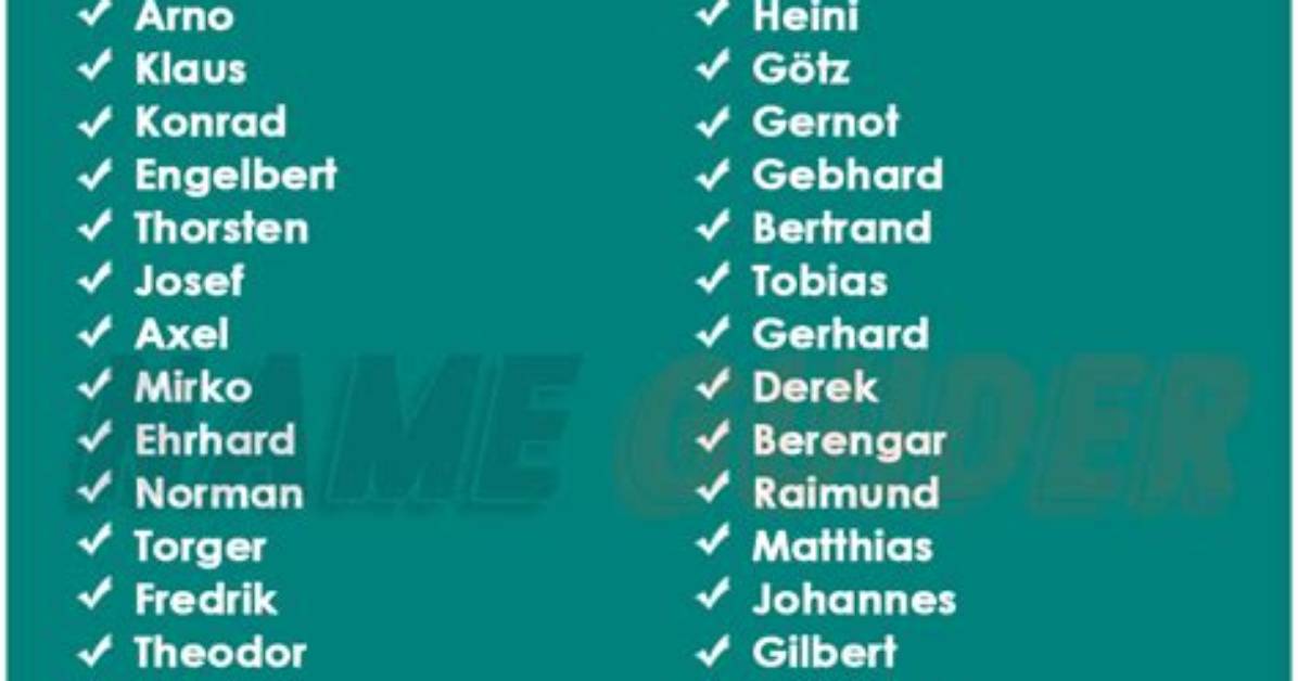 Is Andre a German Name