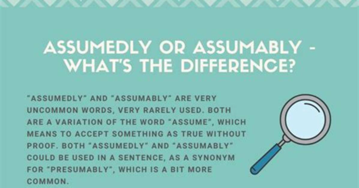 Is Assumedly a Word?