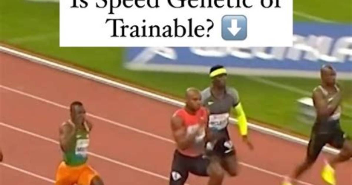 Is Being Fast Genetic?