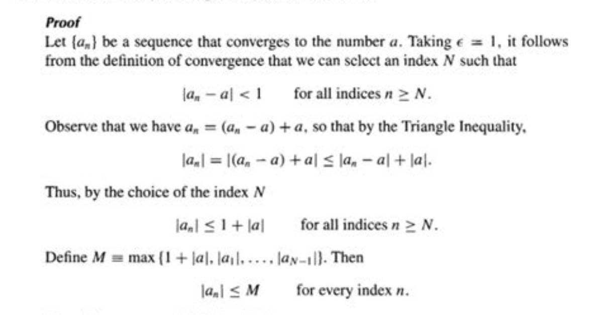 Is Bounded Sequence Convergent?