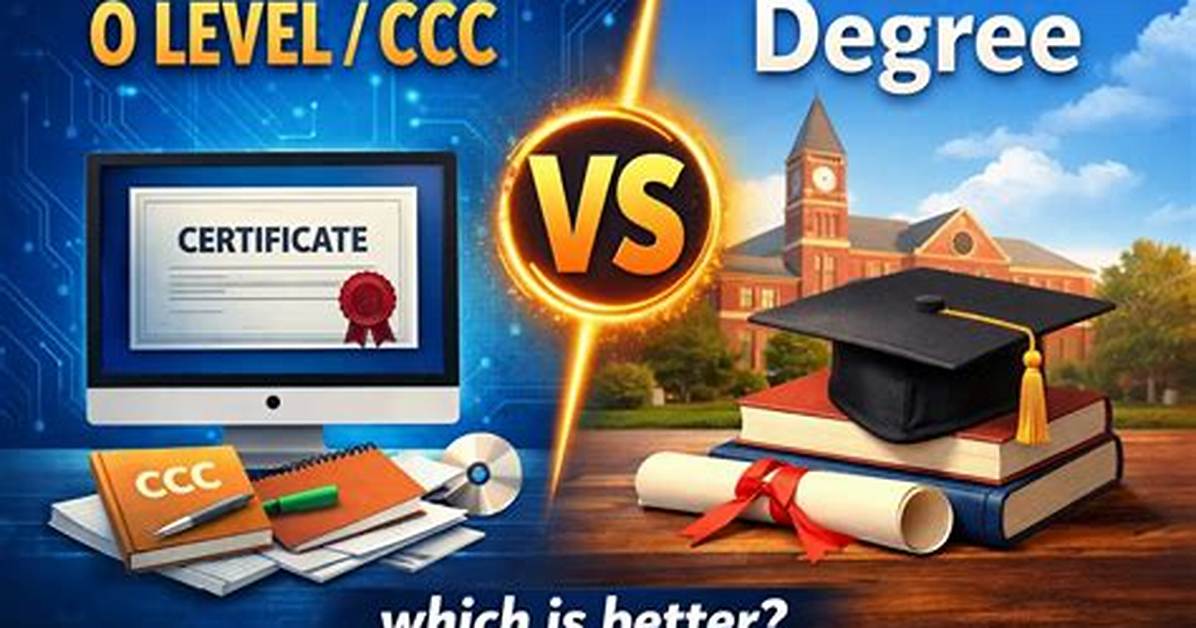 Is Ccc Equivalent to O Level?