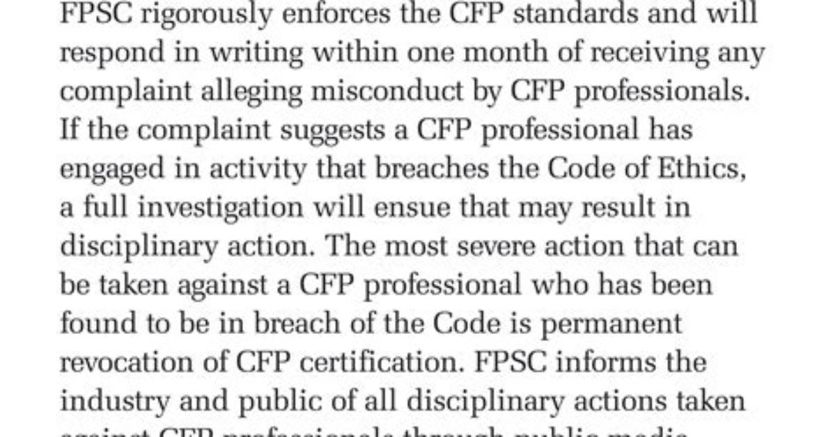 Is Cfp Revocation Permanent
