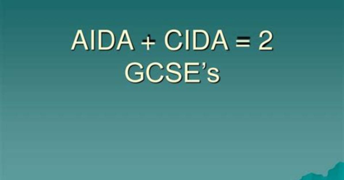 Is Cida a Gcse?