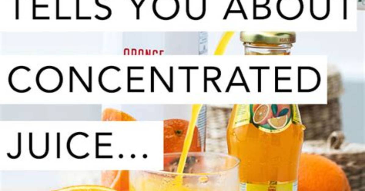 Is Concentrated Juice Bad