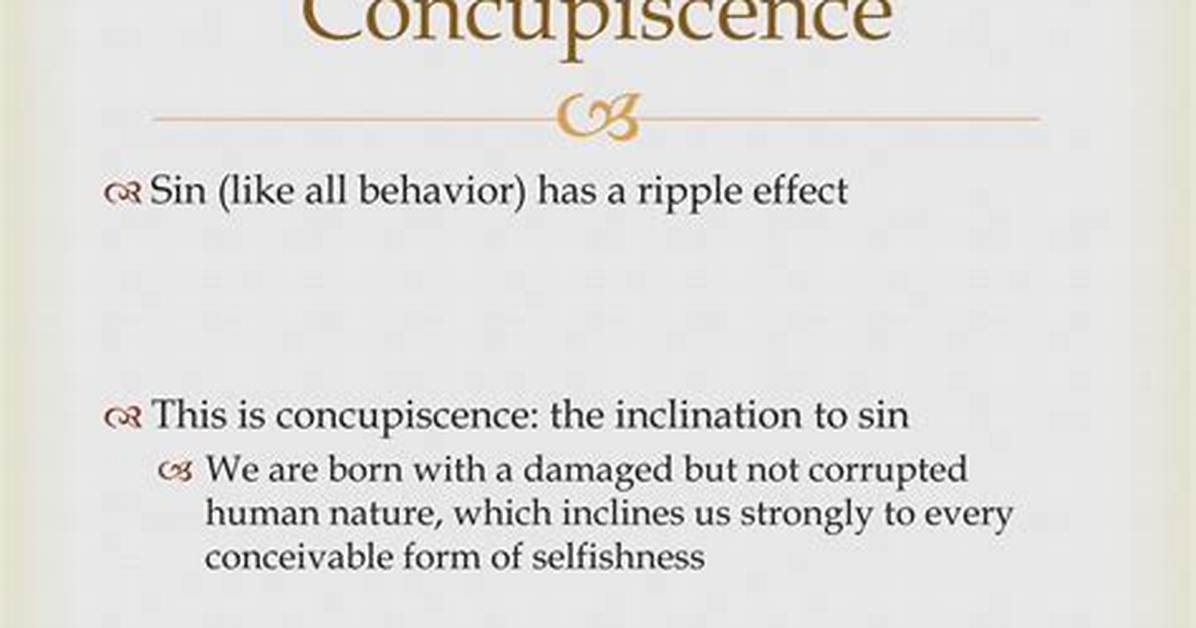 Is Concupiscence a Sin?