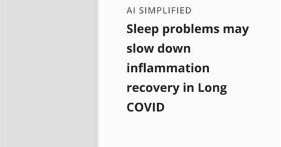 Is Covid Causing Sleep Problems?