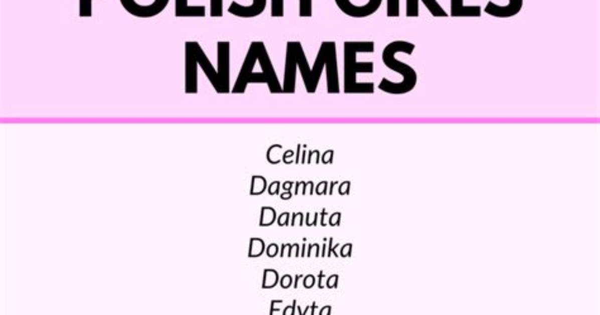 Is Danuta a Polish Name?