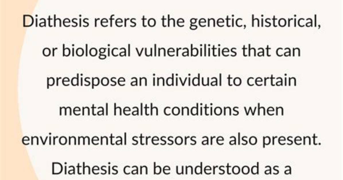Is Diathesis a Word?