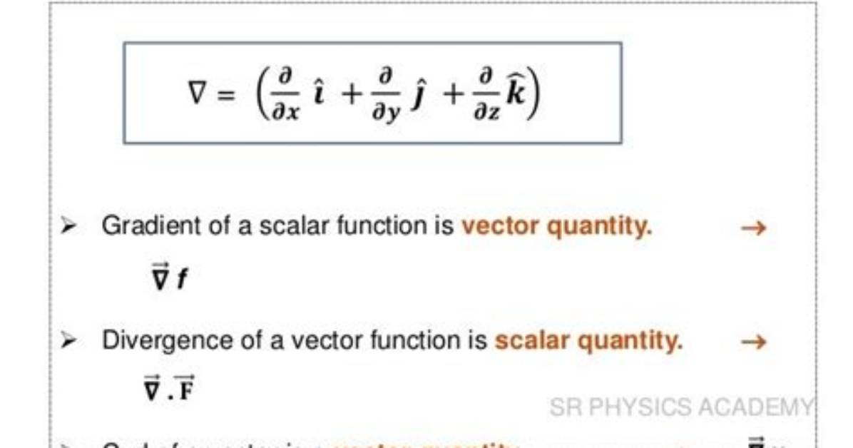 Is Divergence a Scalar?