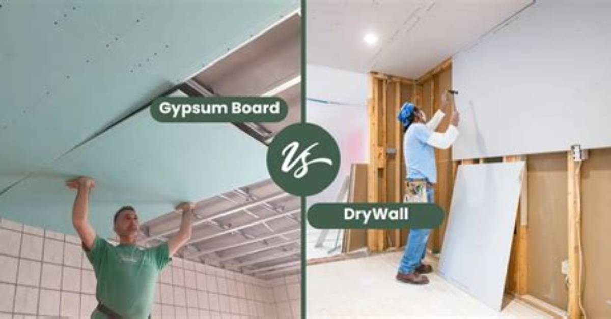Is Drywall Same as Plasterboard