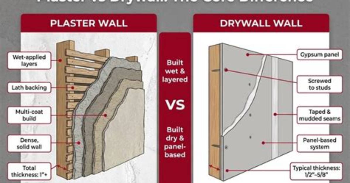 Is Drywall the Same as Plasterboard