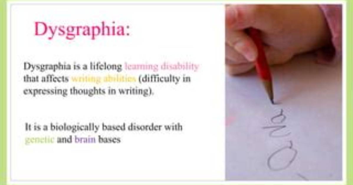Is Dysgraphia Genetic