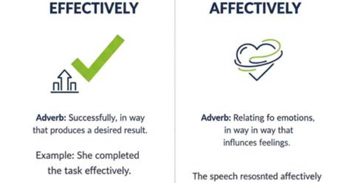 Is Effectively or Affectively?