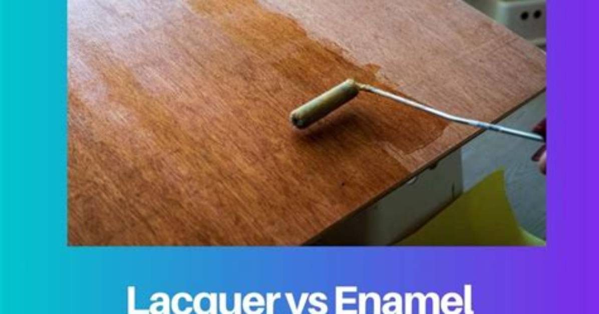 Is Enamel and Lacquer the Same