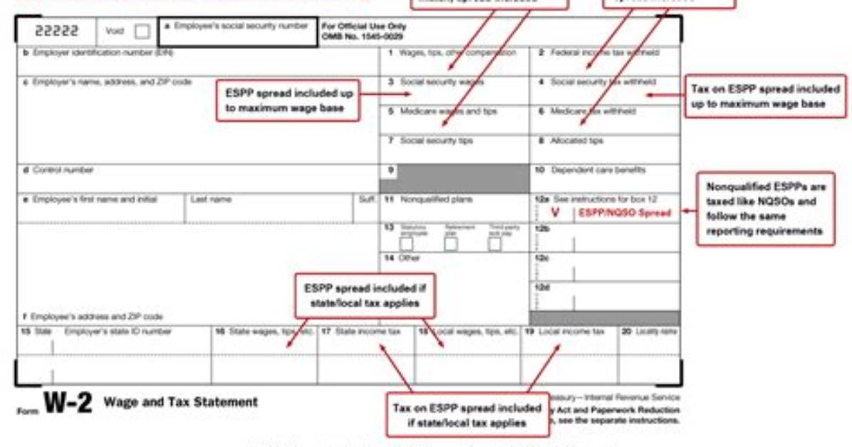 Is Espp Reported on W2
