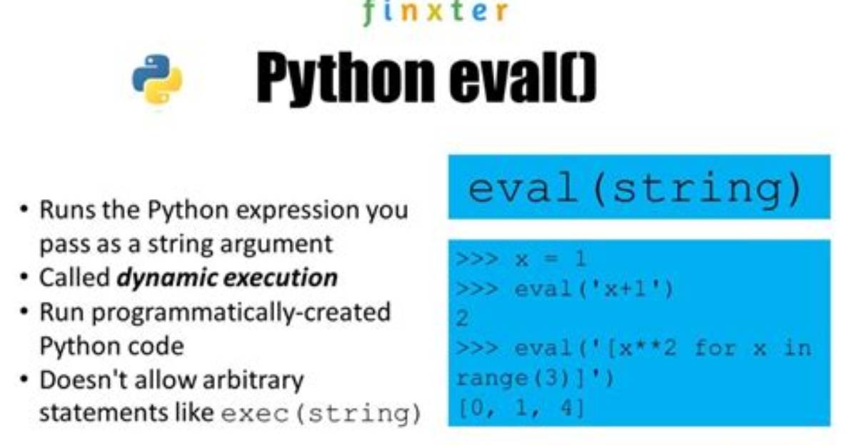 Is Eval a Keyword in Python?