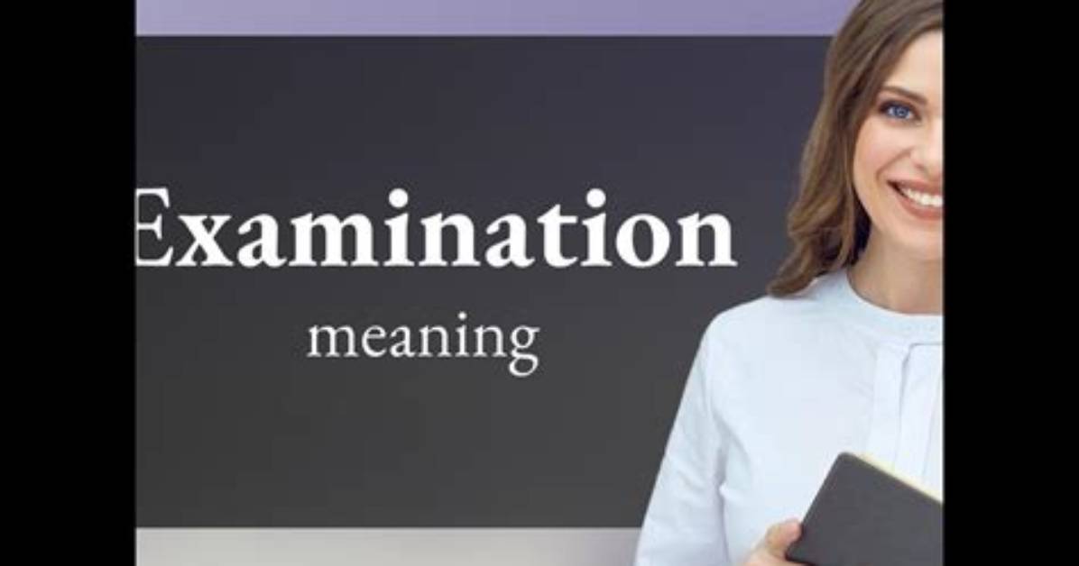 Is Examinate a Word?
