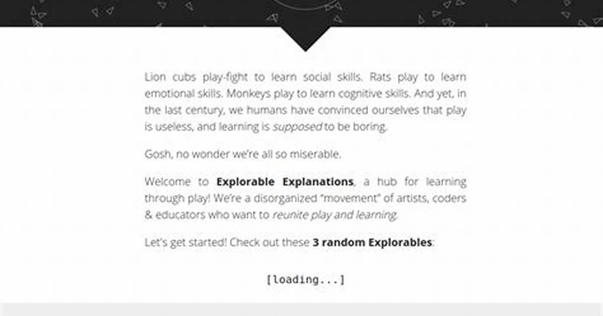 Is Explorable a Word?