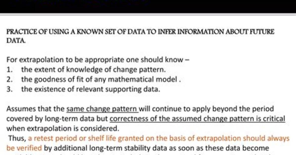 Is Extrapolation Always Appropriate?