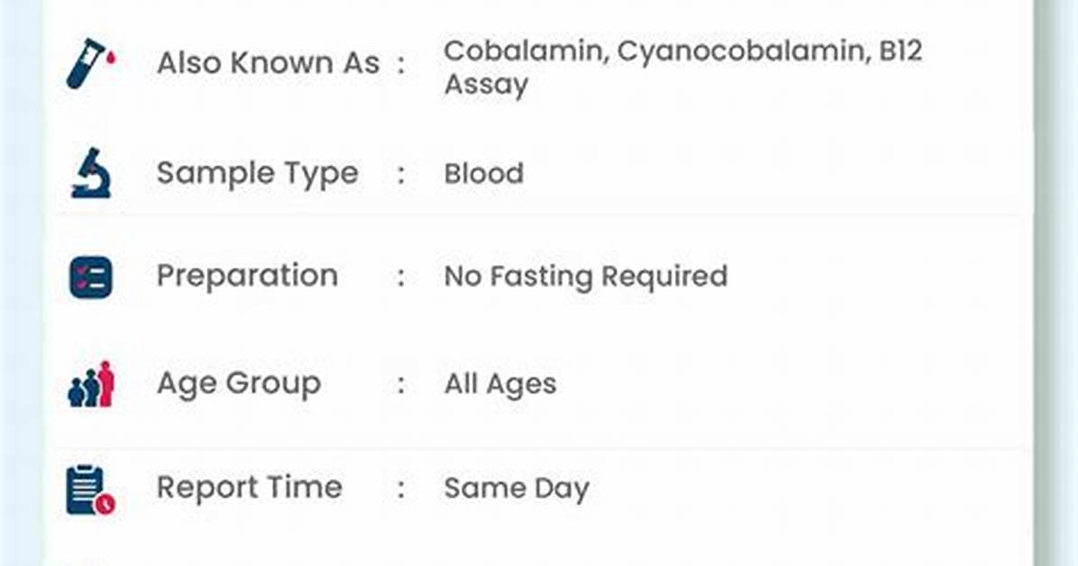 Is Fasting Required for Vitamin B12 Test