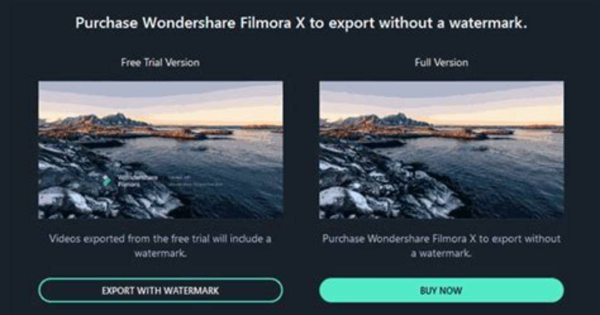 Is Filmora Without Watermark?