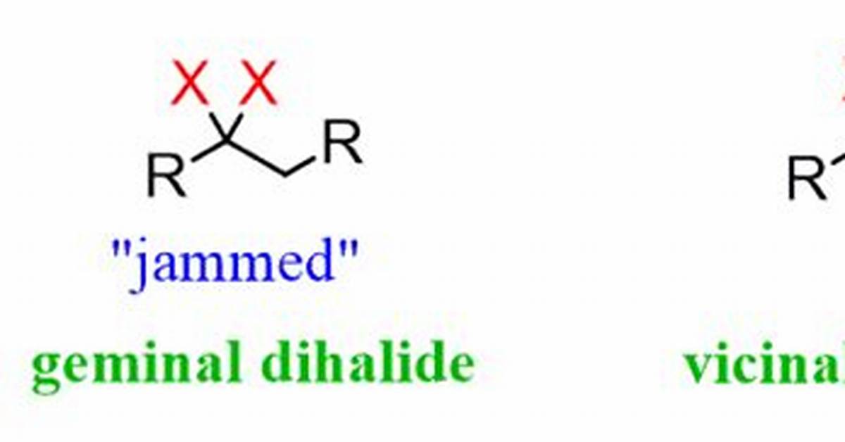 Is Geminal Dihalide a Compound?