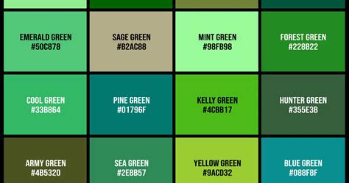 Is Green in Colour? | Contextresponse. Com