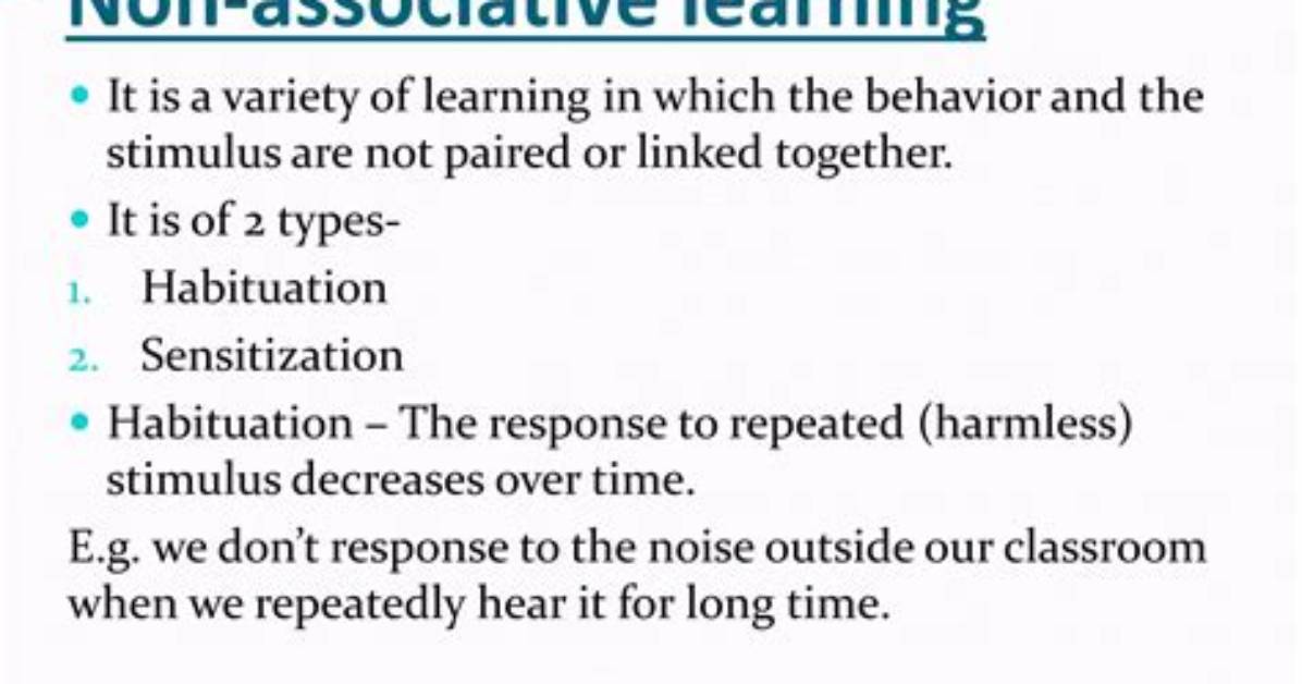 Is Habituation Associative Learning?