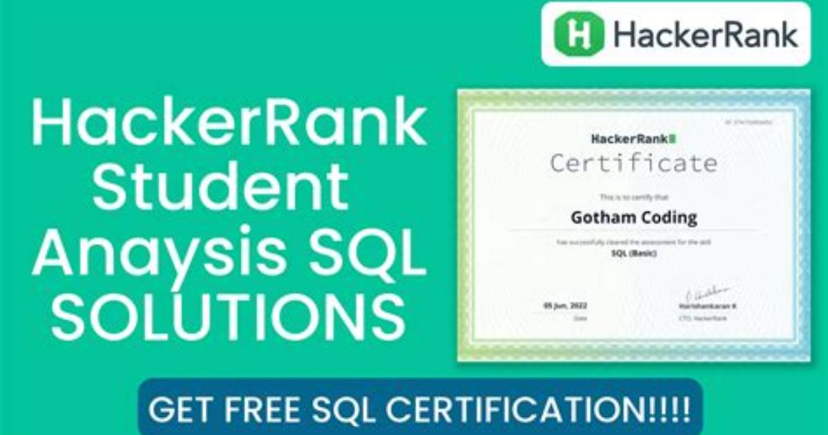 Is Hackerrank Good for Sql?