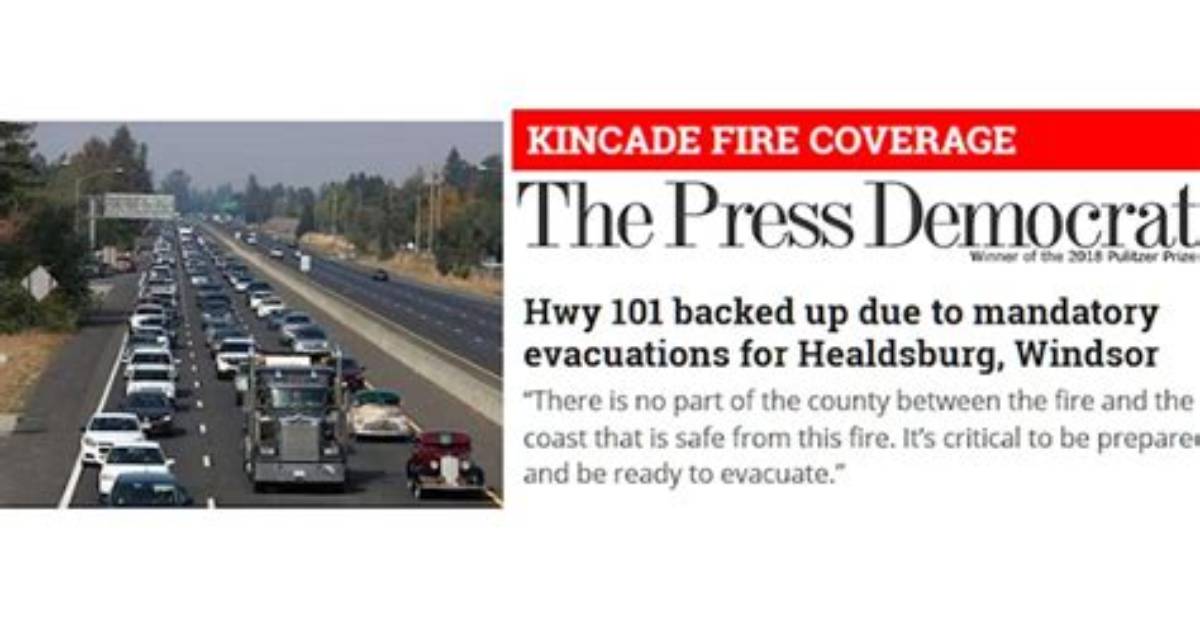 Is Healdsburg Being Evacuated