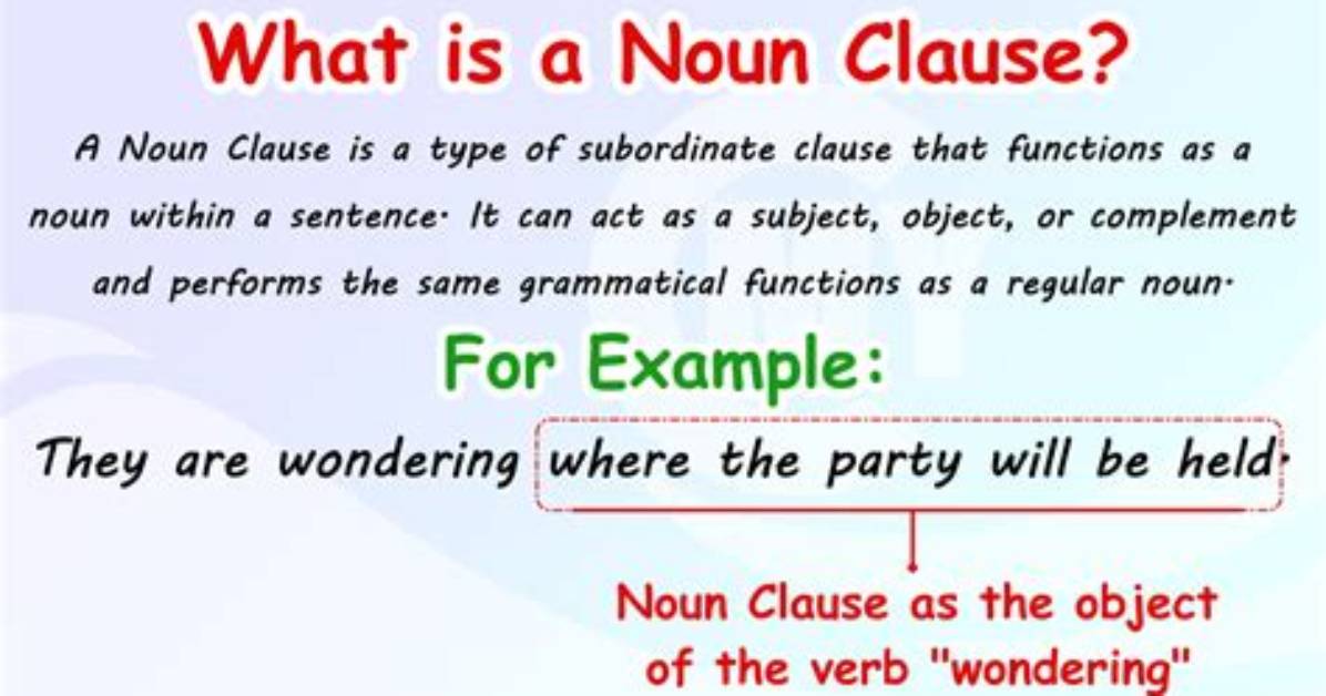 Is However a Noun Clause