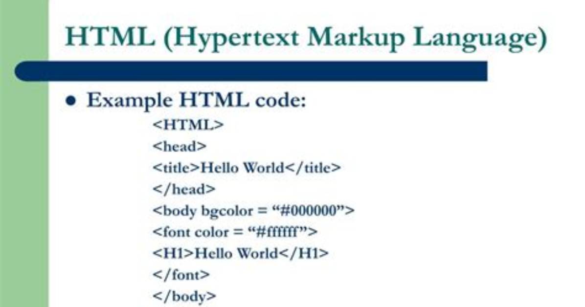Is Html the Only Markup Language?