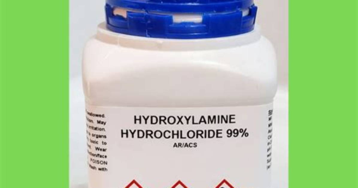 Is Hydroxylamine Hydrochloride the Same as Hydroxylammonium Chloride?