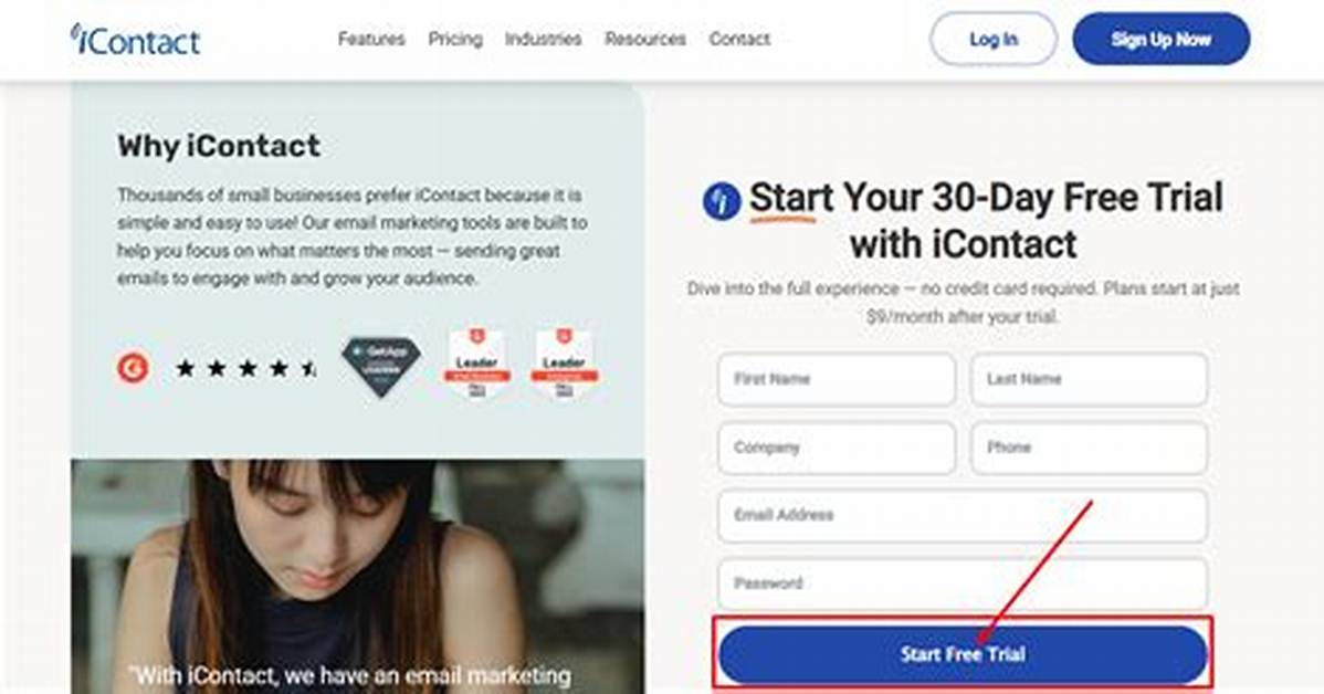 Is iContact Free