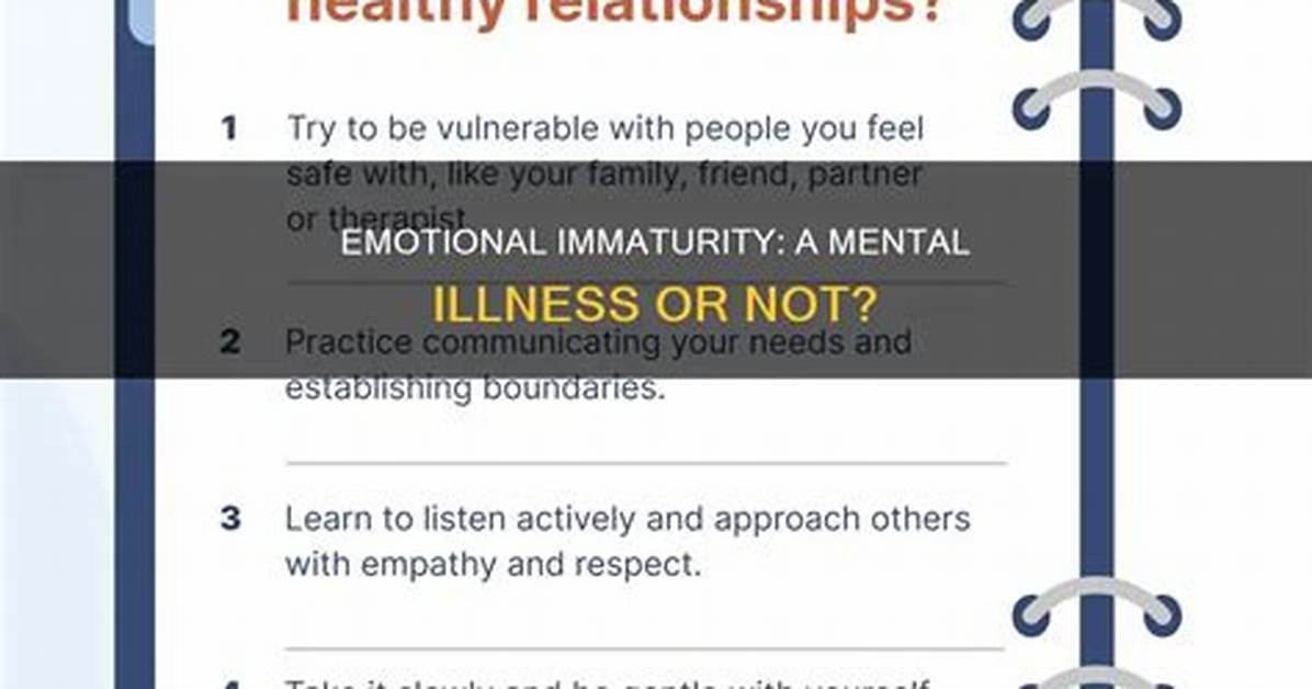 Is Immaturity a Mental Illness?