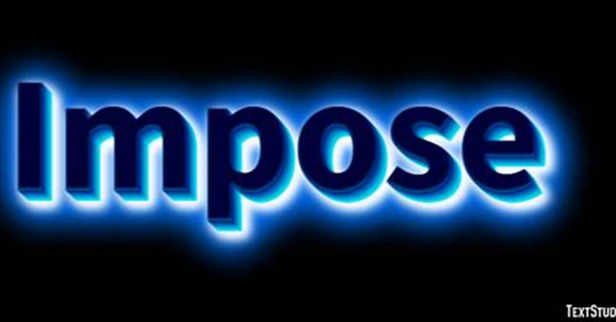 Is Impose One Word?