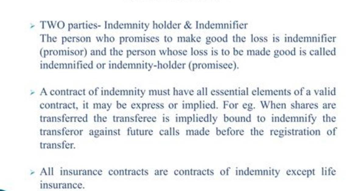 Is Indemnifier a Noun?
