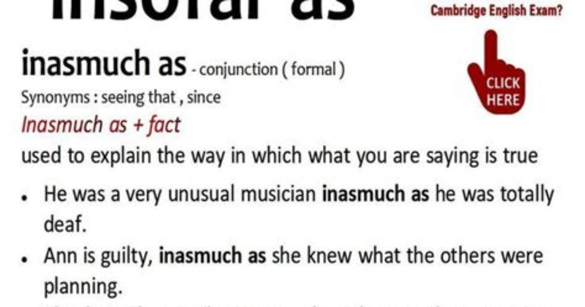 Is Insofar as Correct?