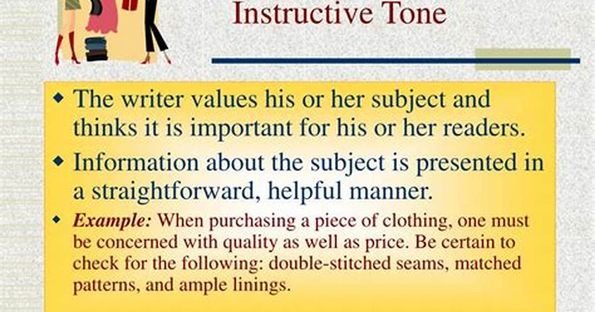 Is Instructive a Tone?